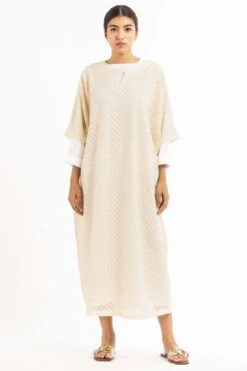 Three Lace Kaftan Set