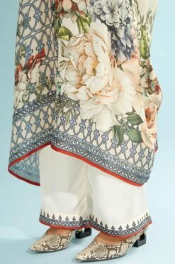 Rajdeep Ranawat Beige Floral Printed Kaftan -Echo Clohting Shop 197rr38 4