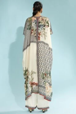 Rajdeep Ranawat Beige Floral Printed Kaftan -Echo Clohting Shop 197rr38 6