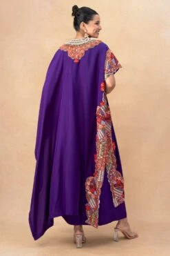 Anamika Khanna Purple Embellished Kaftan Set -Echo Clohting Shop 19923ak5 5