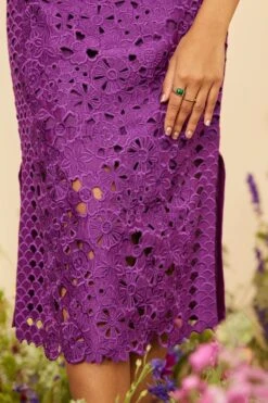 Chandrima Purple Cutwork Skirt -Echo Clohting Shop 20032023ca62 3
