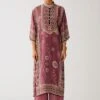 Rajdeep Ranawat Vintage Rose Ghazala Floral Tunic