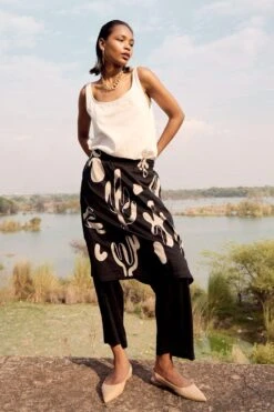 Khara Kapas Zura Skirt Trouser -Echo Clohting Shop 201023kk43 3