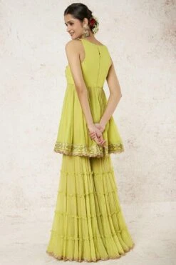 Gopi Vaid Mint Green Embellished Sharara Set -Echo Clohting Shop 2011gov8 3