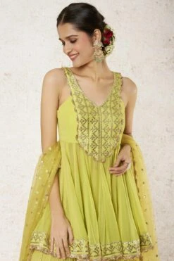 Gopi Vaid Mint Green Embellished Sharara Set -Echo Clohting Shop 2011gov8 4
