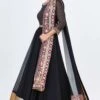 Nakul Sen Black Tribal Embroidered Lehenga Set