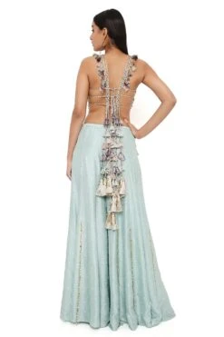 Payal Singhal Powder Blue Embroidered Sharara Set 11 Payal Singhal Powder Blue Embroidered Sharara Set -Echo Clohting Shop 201ps7 6