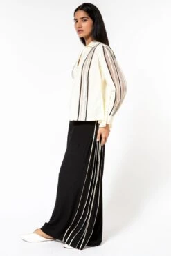 Bodice Yellow Multi-binded Collared Top 7 Bodice Yellow Multi-binded Collared Top -Echo Clohting Shop 2111bo13 3