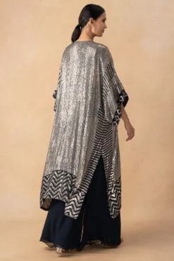 Nakul Sen Blue Embellished Kaftan Set -Echo Clohting Shop 21123ns4 5