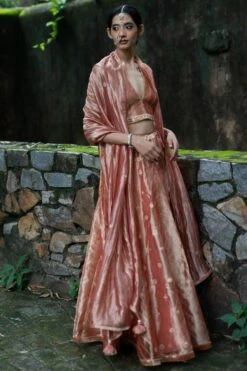 Deep Thee Blush Pink Embellished Lehenga Set -Echo Clohting Shop 2112dt04 3