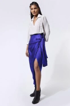 431-88 By Shweta Kapur Tie Up Skirt -Echo Clohting Shop 2191404 3