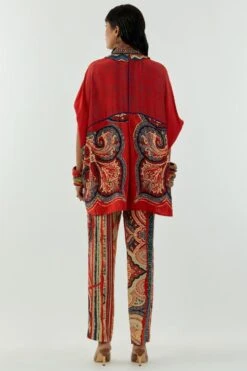 Aseem Kapoor Sindoor Embroidered Mandala Shirt -Echo Clohting Shop 2211ask3 5