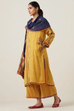 Sunira Designs Yellow Gulzaar Ijjar Pants -Echo Clohting Shop 2222323sg55 3