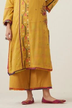 Sunira Designs Yellow Gulzaar Ijjar Pants -Echo Clohting Shop 2222323sg55 4