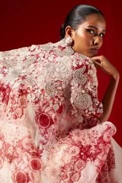 Bhumika Sharma Ivory Paisely Embroidered Lehenga Set -Echo Clohting Shop 22323bs2 4