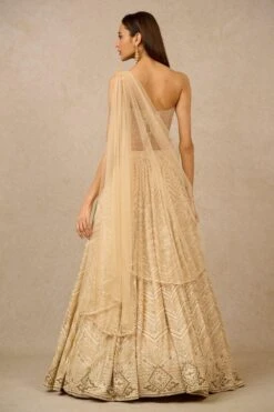Tarun Tahiliani Gold Sequin Embellished Lehenga Set -Echo Clohting Shop 231023tt5 4