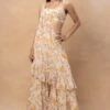 Arpita Mehta Orange Floral Printed Gharara Set