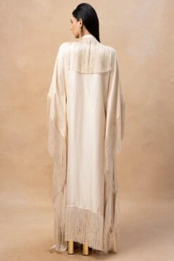 Arpita Mehta Solid Coconut Kaftan Set -Echo Clohting Shop 23623ams5 6