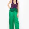 Heirloom By Rara Avis Green Pleated Pants