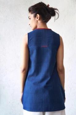 Kishmish Indigo Chemise Top -Echo Clohting Shop 240523km07 4