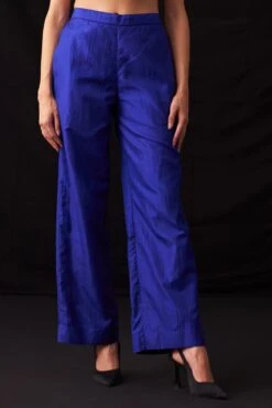 Amrich Resha Blue Straight Leg Trousers -Echo Clohting Shop 25923aml17 3