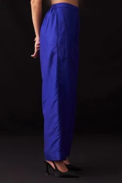 Amrich Resha Blue Straight Leg Trousers -Echo Clohting Shop 25923aml17 4