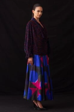 Amrich Arra Handcrafted Shibori Skirt
