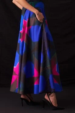 Amrich Arra Handcrafted Shibori Skirt 6 Amrich Arra Handcrafted Shibori Skirt -Echo Clohting Shop 25923aml4 3