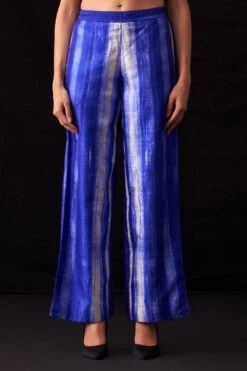 Amrich Becca Blue Handcrafted Shibori Patterned Pants -Echo Clohting Shop 25923aml81 3
