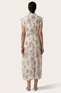 November Noon Off-white Spice Dress -Echo Clohting Shop 25nn4 3