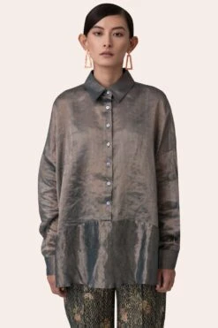 November Noon Jasmine Midnight Blue Shirt -Echo Clohting Shop 271nn27 3