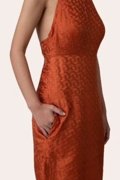 November Noon Canopy Topaz Halter Neck Dress -Echo Clohting Shop 271nn30 3