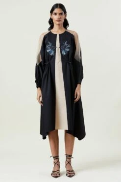 Kanika Goyal Label Two-toned Hand-embellished Dress