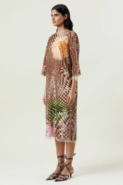 Kanika Goyal Label Multicoloured Hand-embellished Midi Dress -Echo Clohting Shop 281123kgl7 3