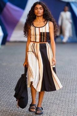 Bodice Kora Sleeveless Patch Work Dress