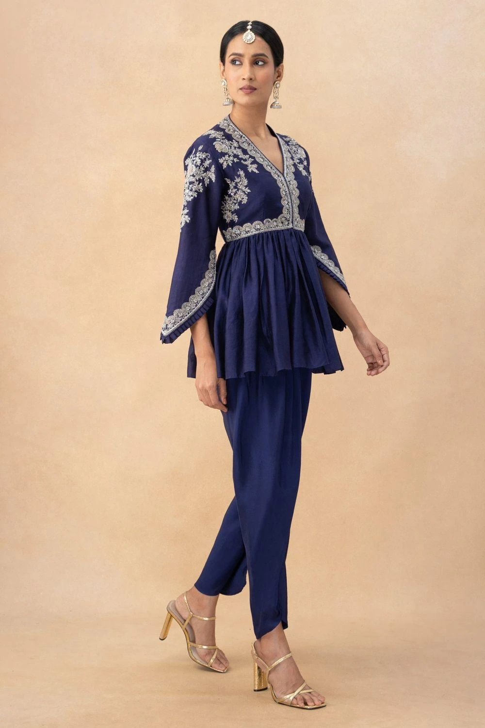 Jayanti Reddy Purple Dhoti Pants 2 Jayanti Reddy Purple Dhoti Pants - Image 2