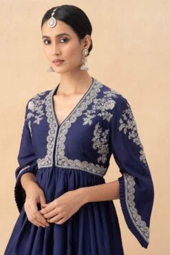 Jayanti Reddy Purple Zardosi Embellished Top -Echo Clohting Shop 28823jrs4 4