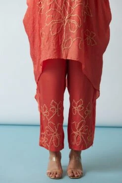 ONE NOT TWO Coral Floral Embellished Kaftan Set -Echo Clohting Shop 29623ont19 4