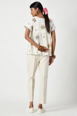 Payal Pratap Crathes Embroidered Top -Echo Clohting Shop 29623ppg3 5