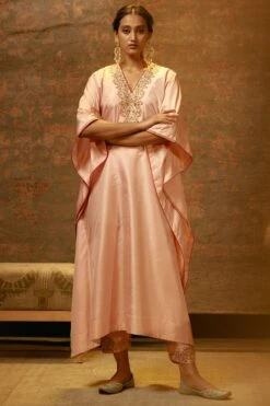 BRIH Blush Hand Embroidered Kaftan Set -Echo Clohting Shop 29723bh8 3