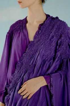 ILK Violet Twist Top