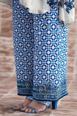 Rajdeep Ranawat Blue Permaz Printed Pants -Echo Clohting Shop 3103rr20 6