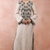 Payal Singhal Dull Gold Embroidered Kaftan