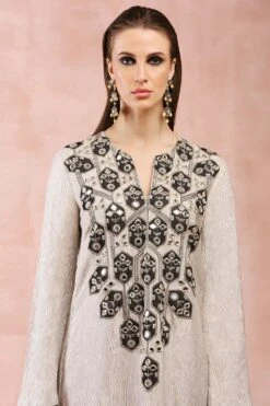 Payal Singhal Dull Gold Embroidered Kaftan -Echo Clohting Shop 31523ps25 4
