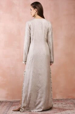 Payal Singhal Grey Bagh Embroidered Kaftan -Echo Clohting Shop 31523ps6 4