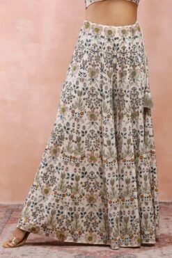Payal Singhal Off White Embellished Choli & Sharara Set -Echo Clohting Shop 31523ps81 5