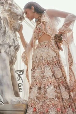 Ridhima Bhasin Aurora 3-D Floral Embellished Lehenga Set -Echo Clohting Shop 31723rb2 3