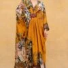Rajdeep Ranawat Mustard Yellow Kaftan With An Insignia Broach