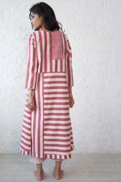 Kishmish Striped A-line Shift Dress -Echo Clohting Shop 33kish1 5