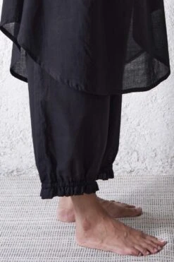 Kishmish Black Gathered Ruffle Pyjama -Echo Clohting Shop 33kish10 3